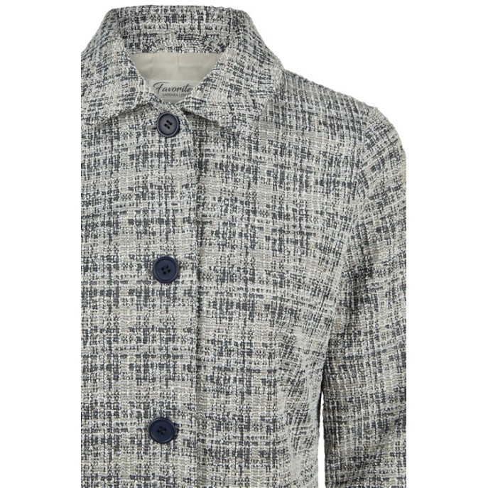 Barbara Lebek blazer mellee Marine Zand